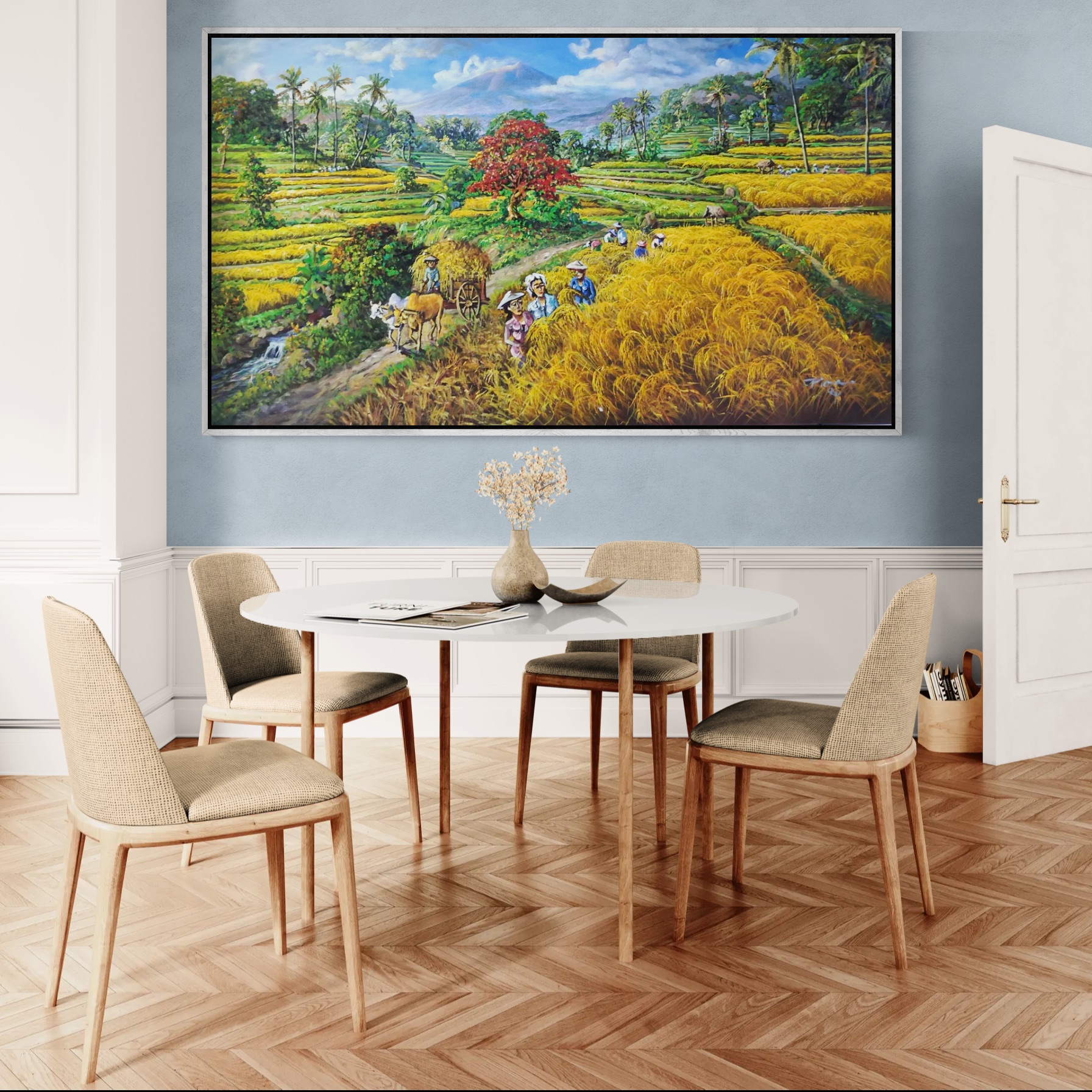 Harvest Path Through the Golden Fields image 4